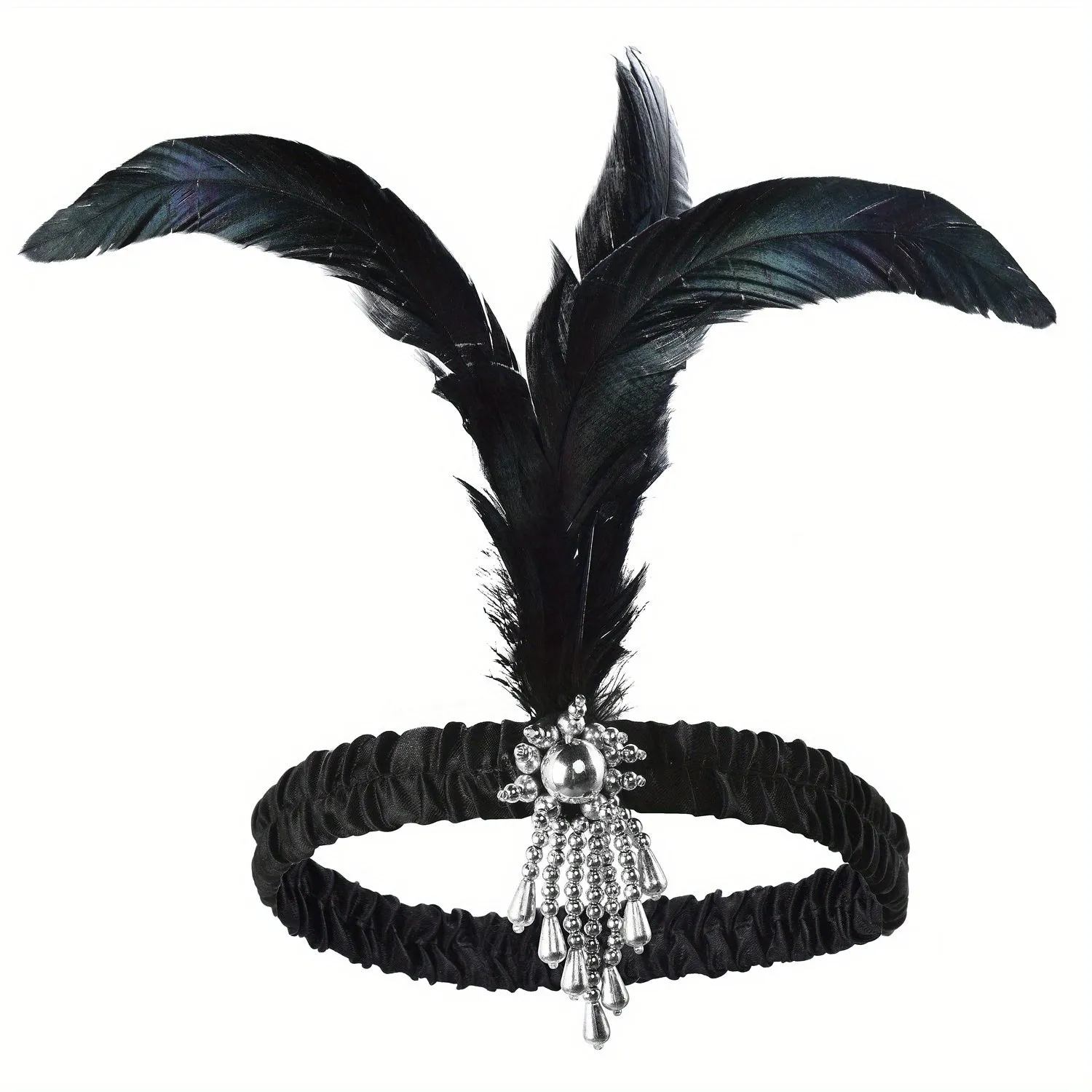 1920s Gatsby Style Faux Feather Headband for Womens Parties