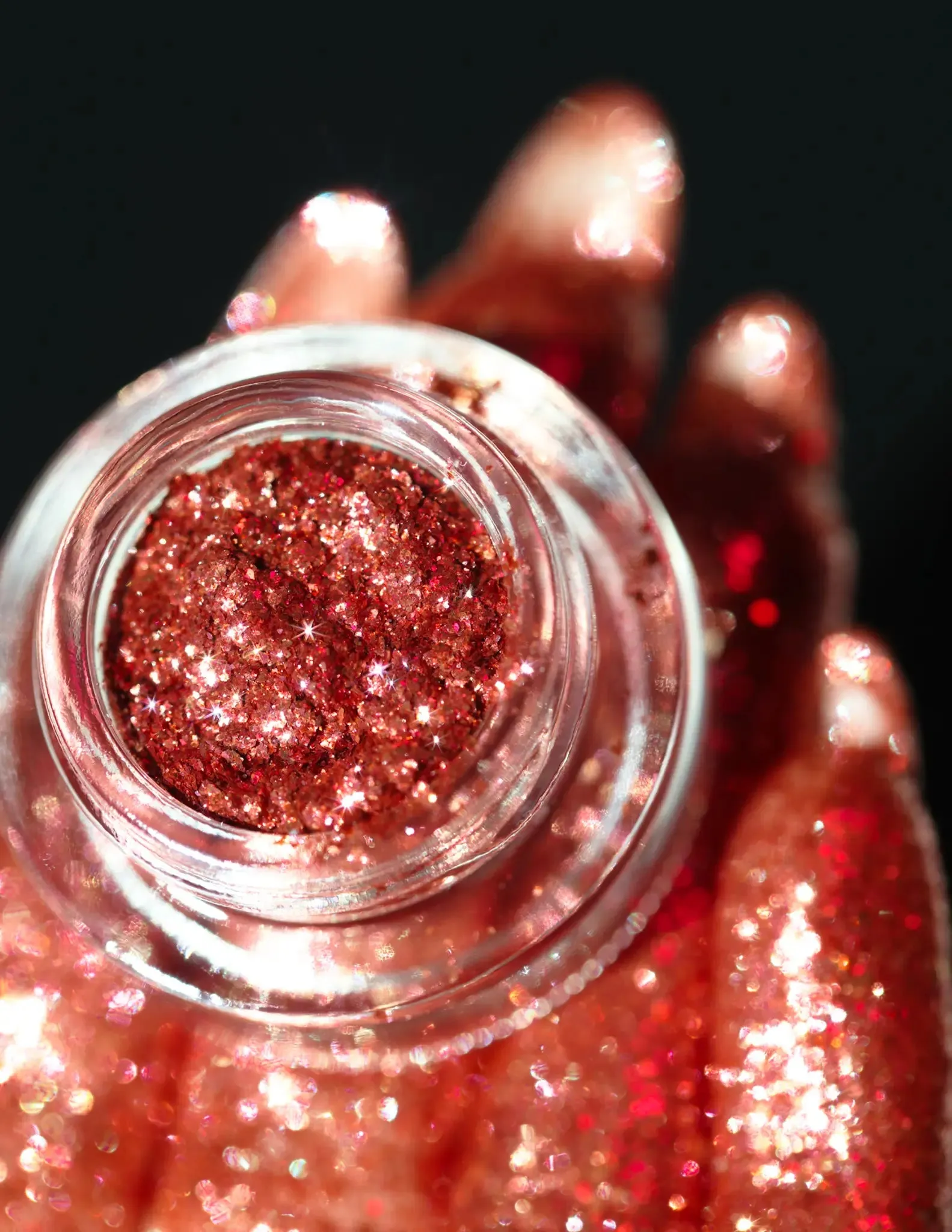 #47 Red Eyeshadow Glitter