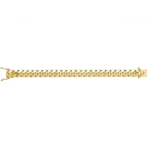 9CT Yellow Gold Cuban Chain 350 Gauge CH448