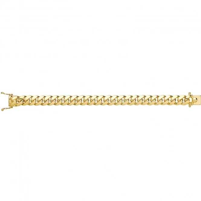 9CT Yellow Gold Cuban Chain 350 Gauge CH448