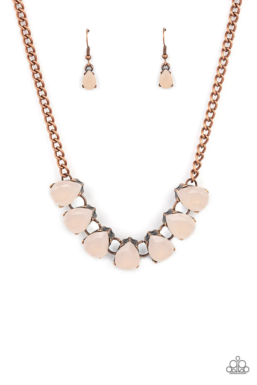 Above the Clouds Copper Paparazzi Necklace