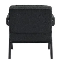 Ambrose Arm Chair - Black Boucle