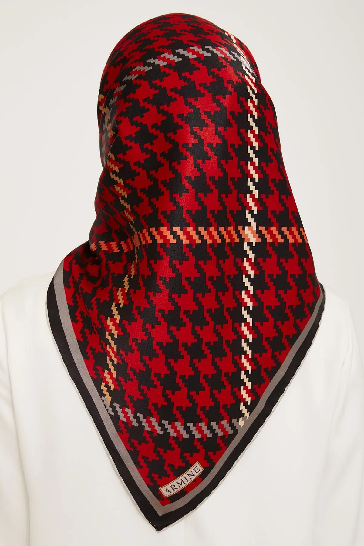 Armine HoundsTooth Square Silk Scarf #35