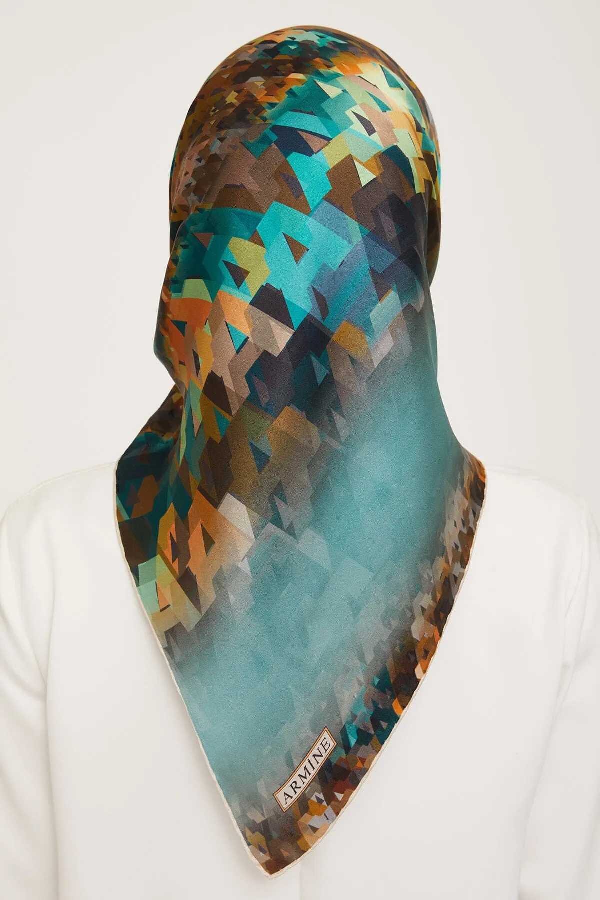 Armine Pixel Chic Silk Scarf #29