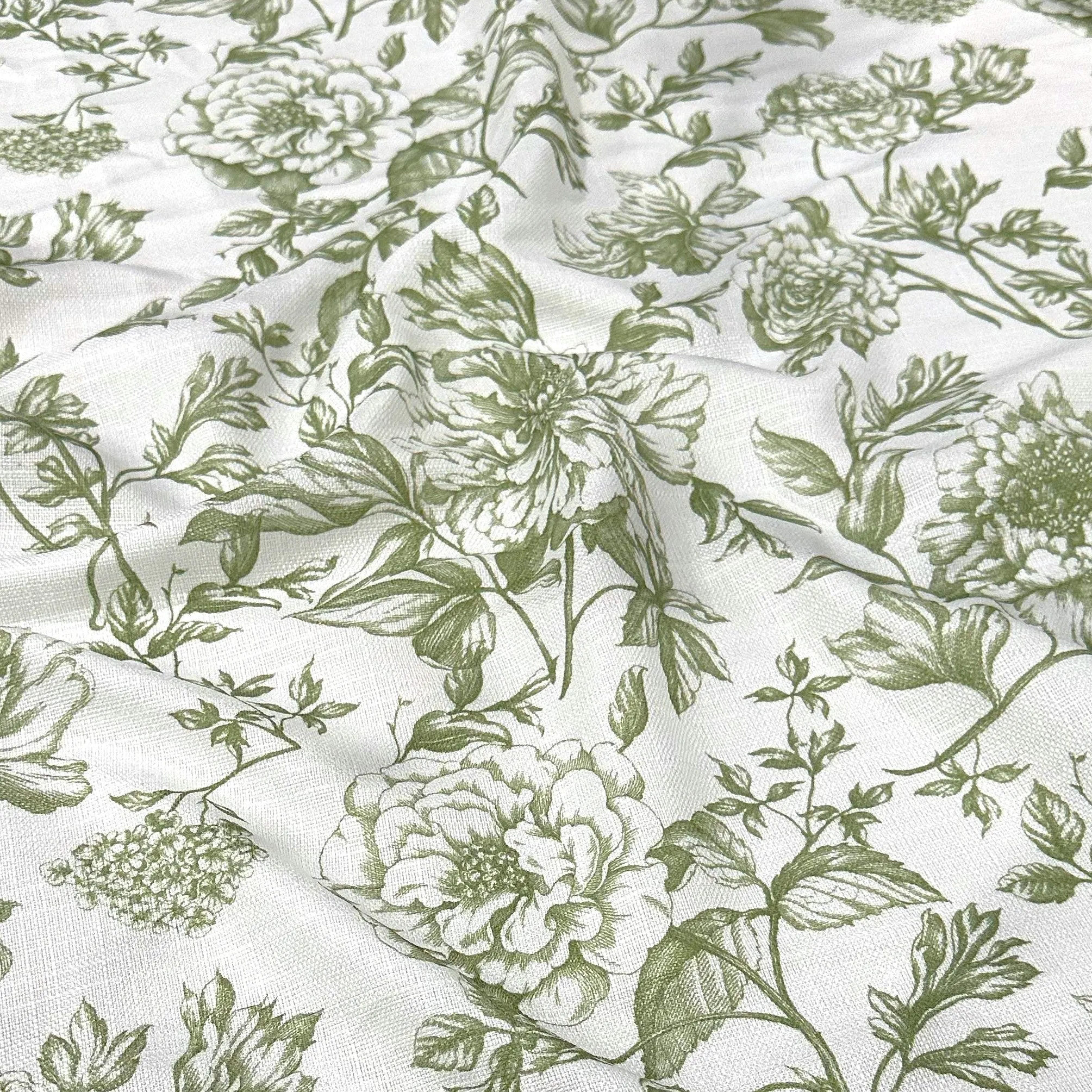 Artistry Bloom Table Runner in Sage