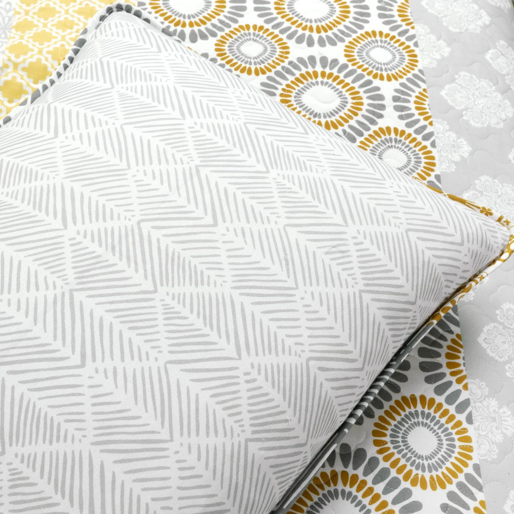 Bohemian Stripe Quilt 3 Piece Set