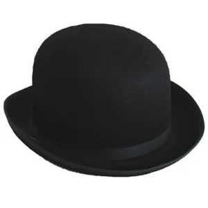 Bowler Black Costume Hat