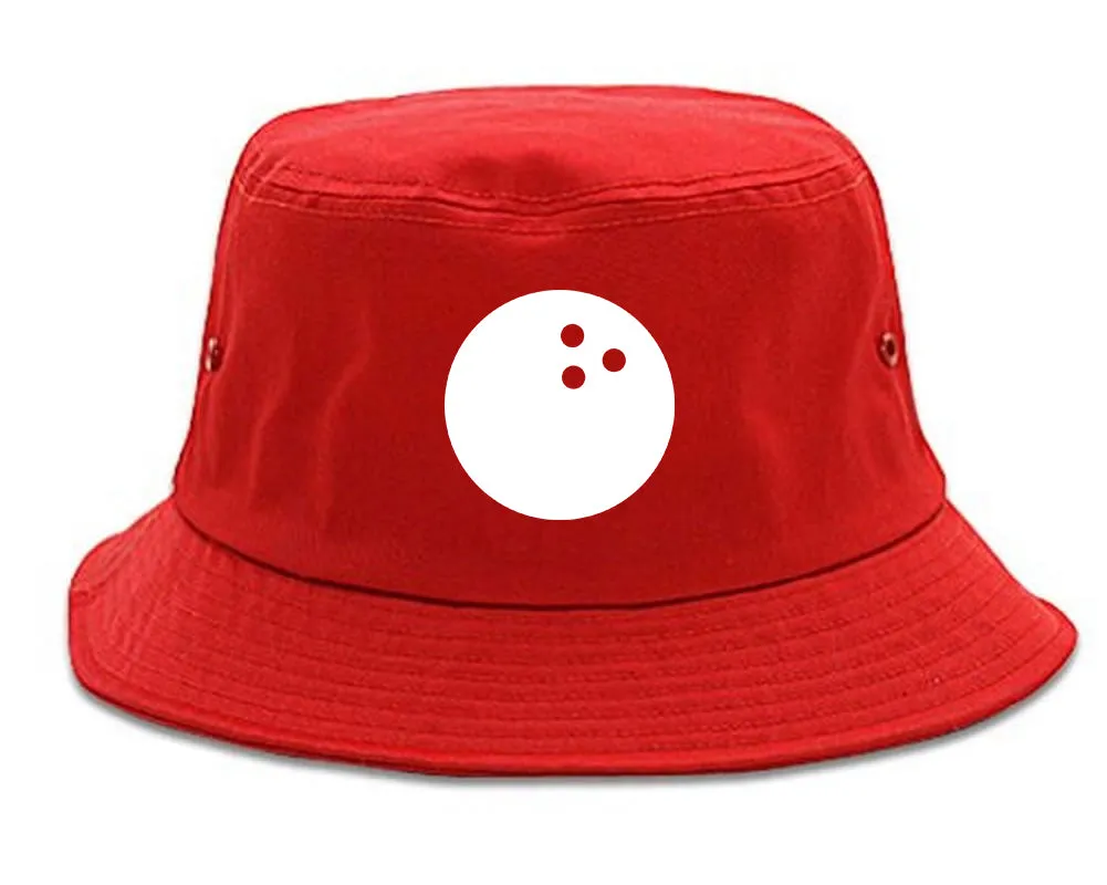 Bowling Ball Chest Mens Bucket Hat