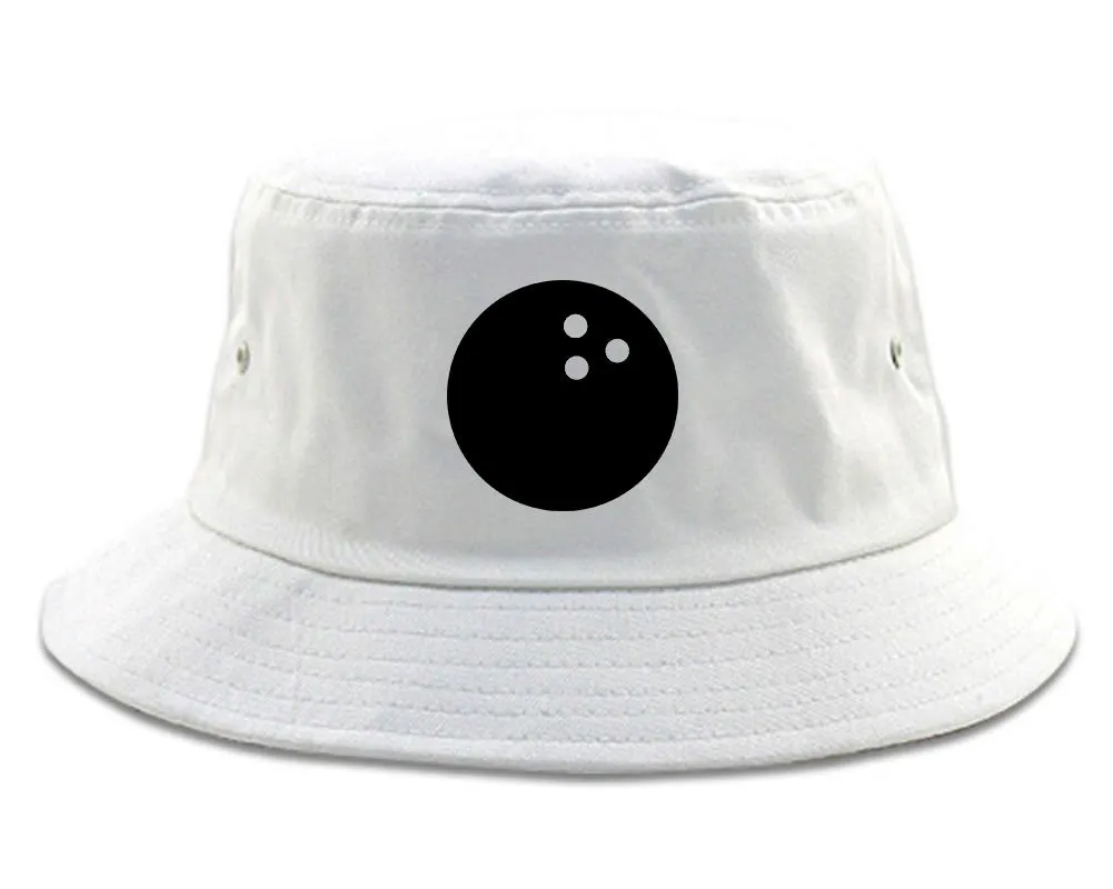 Bowling Ball Chest Mens Bucket Hat