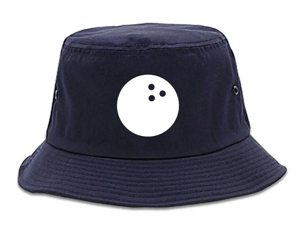 Bowling Ball Chest Mens Bucket Hat