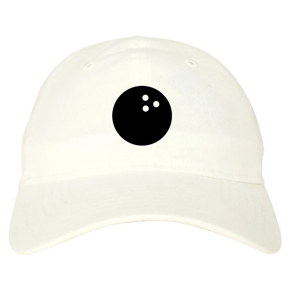 Bowling Ball Chest Mens Dad Hat Baseball Cap