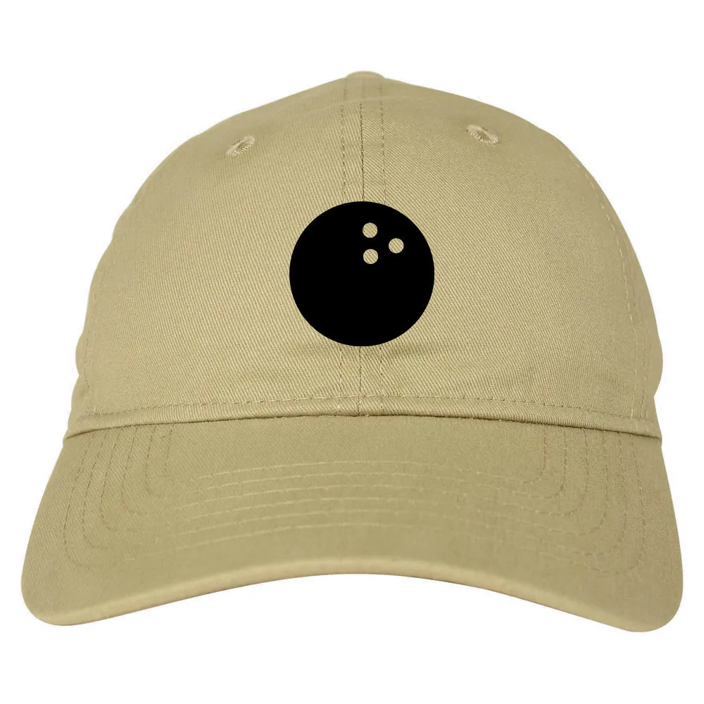 Bowling Ball Chest Mens Dad Hat Baseball Cap