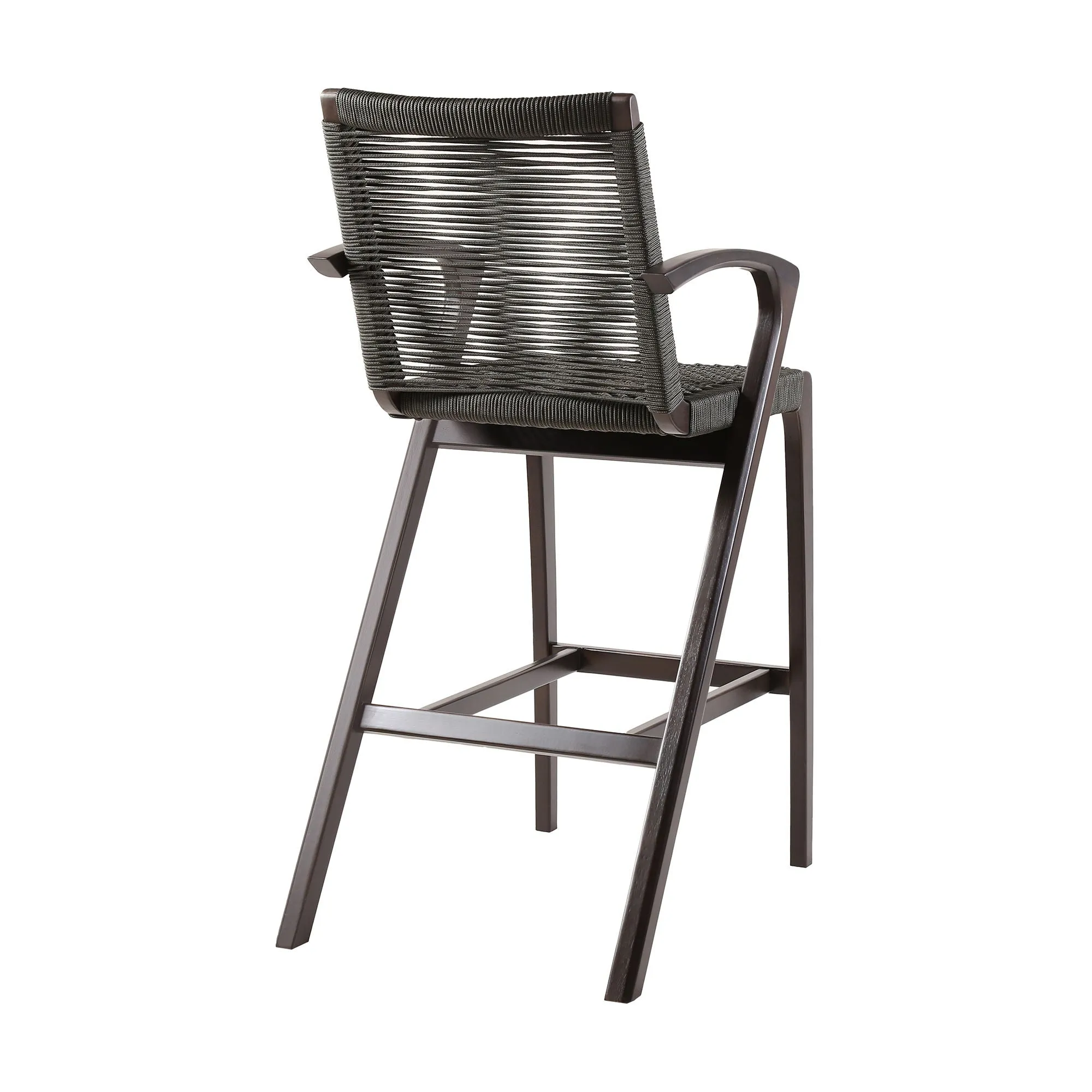 Brielle - Outdoor Rope Counter And Bar Height Stool