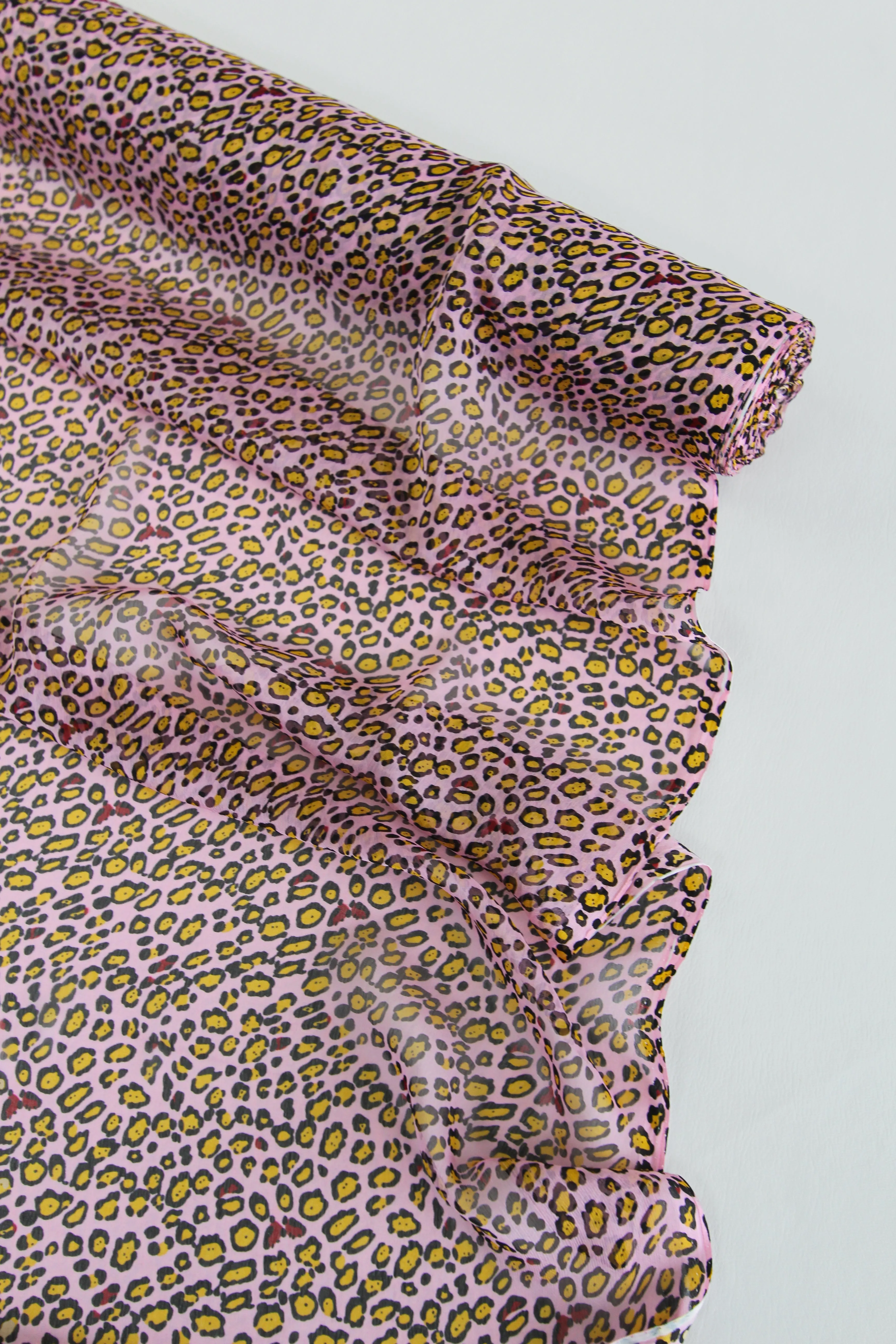 Brocciu - Printed Chiffon | Carnation