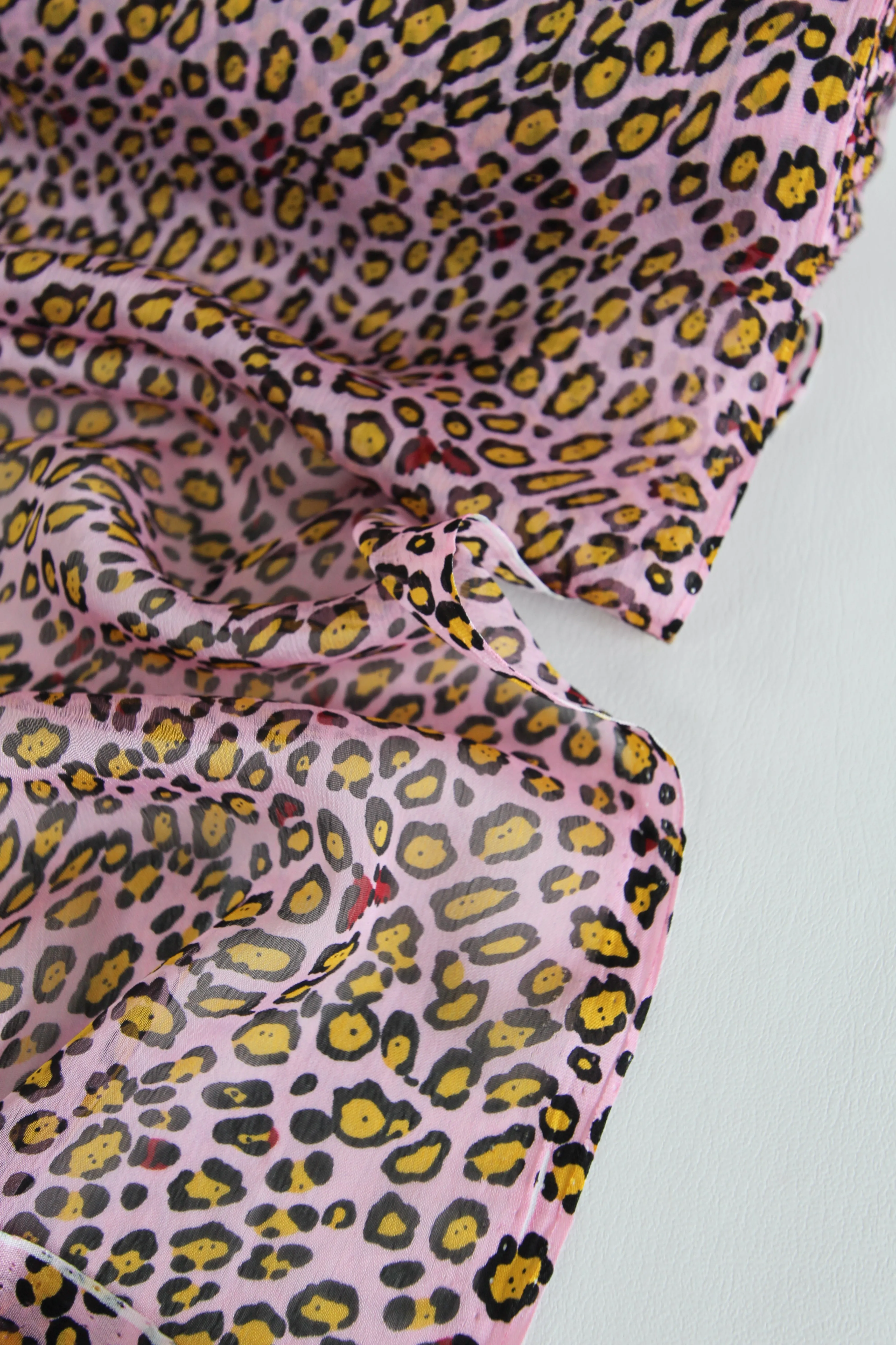 Brocciu - Printed Chiffon | Carnation