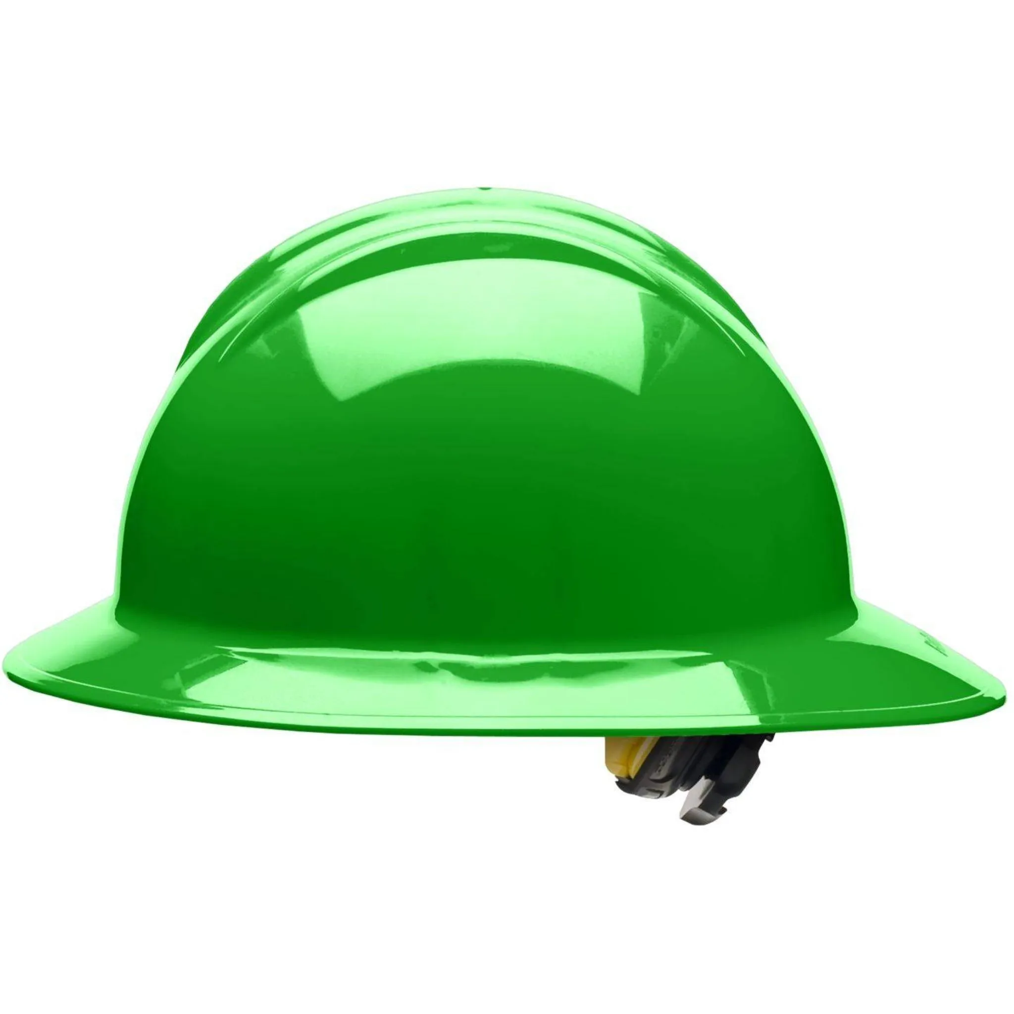 Bullard C33 33HGR 6pt Ratchet Classic Full Brim Style Hard Hat, Hi-Viz Green, 1 Each