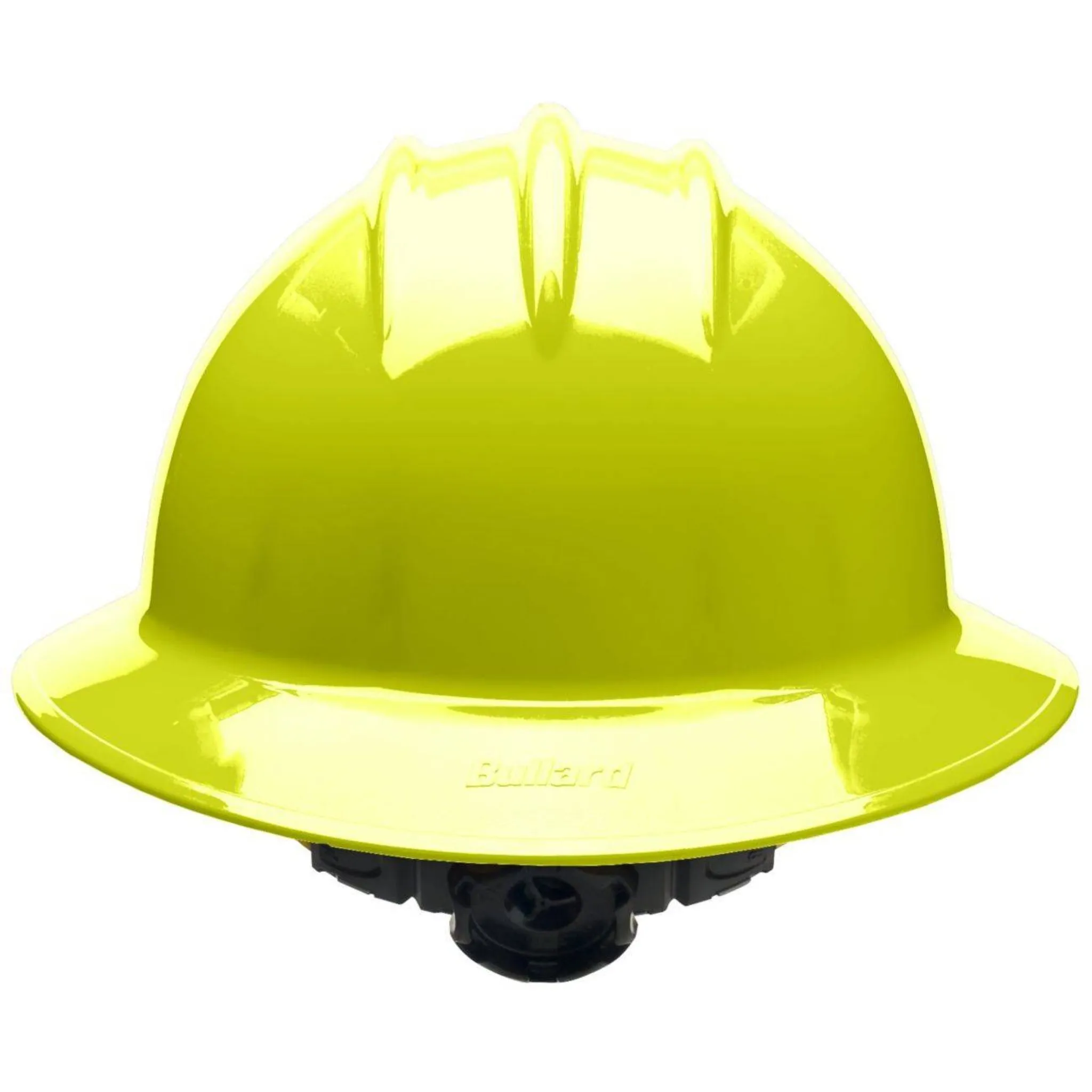 Bullard C33 33HYR 6pt Ratchet Classic Full Brim Style Hard Hat, Hi-Viz Yellow, 1 Each