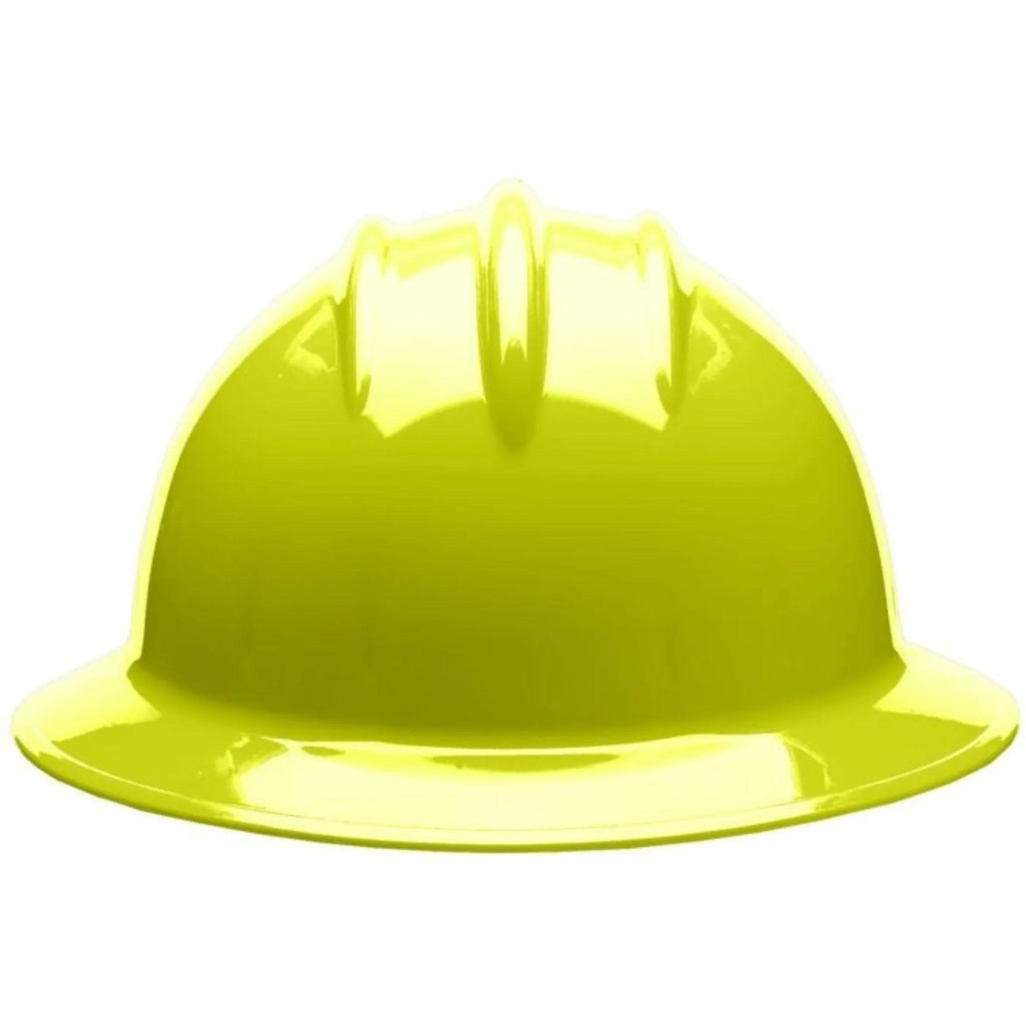 Bullard C33 33HYR 6pt Ratchet Classic Full Brim Style Hard Hat, Hi-Viz Yellow, 1 Each