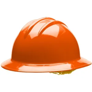 Bullard C33 33ORR 6pt Ratchet Classic Full Brim Style Hard Hat, Orange, 1 Each