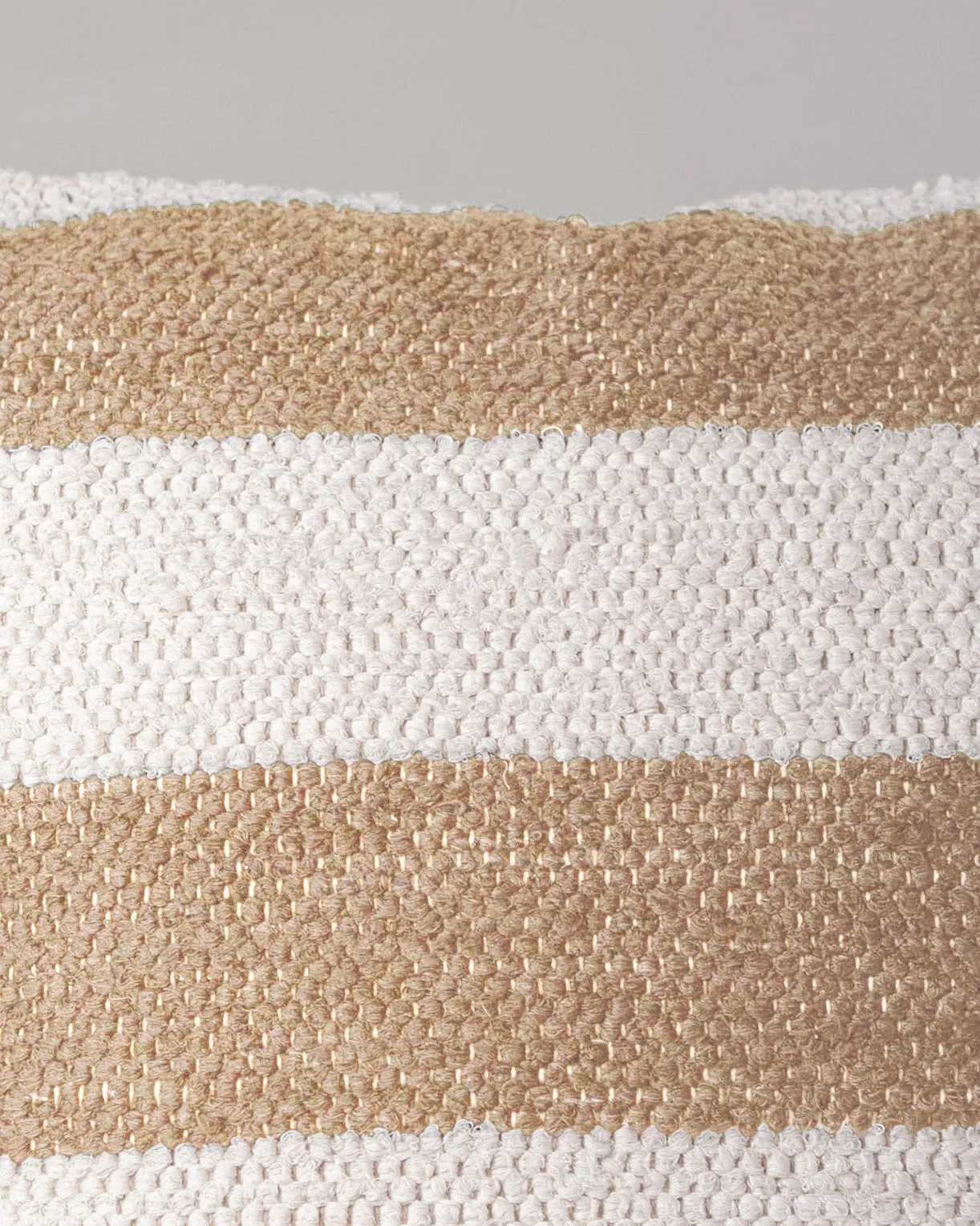 Casa Cubista Striped Pillow - Camel