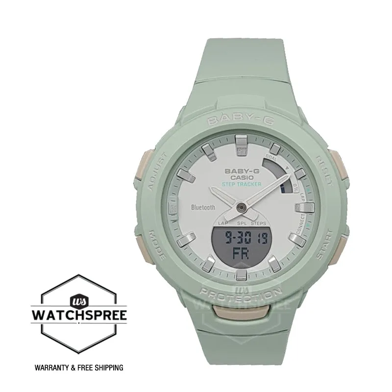 Casio Baby-G Bluetooth¶ô¶¸ Mint Green Resin Band Watch BSAB100CS-3A BSA-B100CS-3A