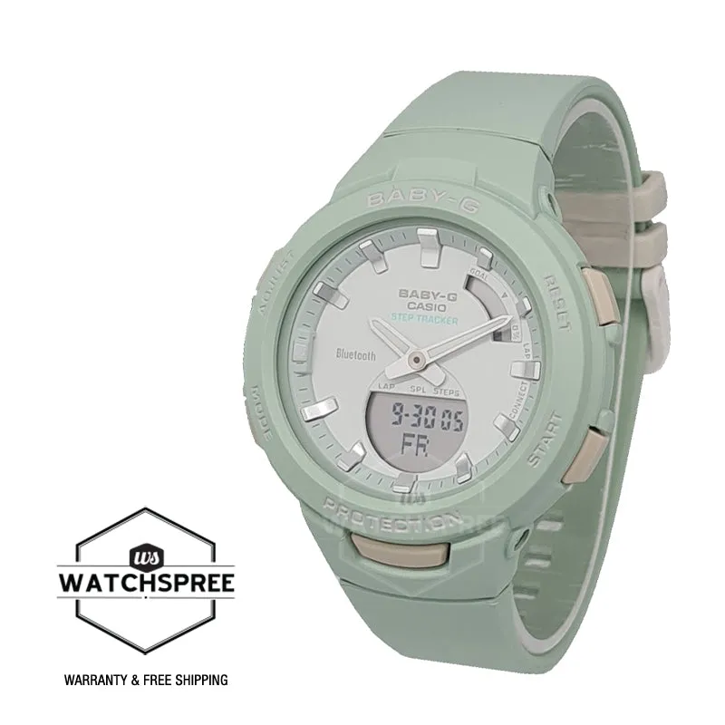 Casio Baby-G Bluetooth¶ô¶¸ Mint Green Resin Band Watch BSAB100CS-3A BSA-B100CS-3A