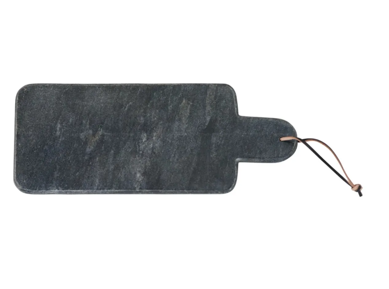 Charcoal Gray Marble Cheese Board