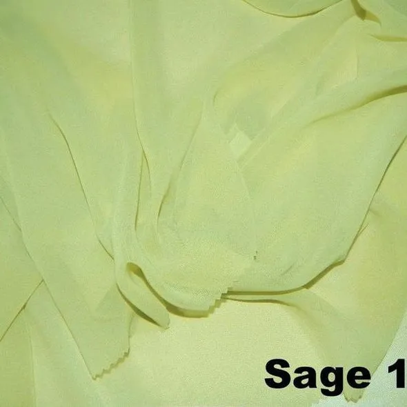 Chiffon Drapery Panels (54" Wide) / 73 Colors