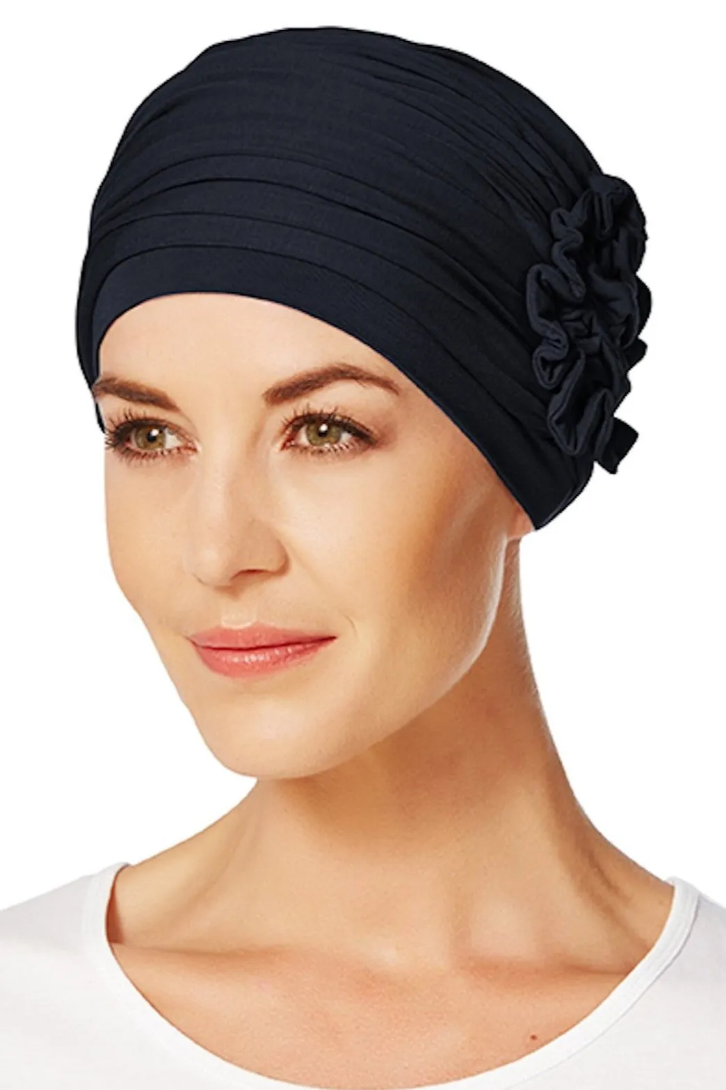 Christine Lotus Turban - Denim