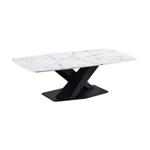 DANNY White Ceramic Coffee Table