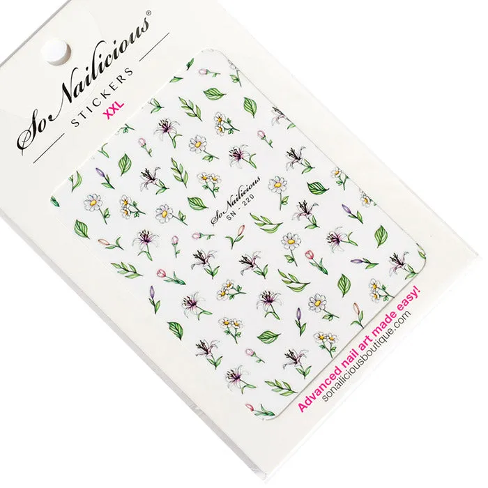 Delicate Lily Stickers - 220 XXL