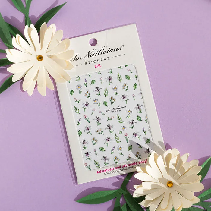 Delicate Lily Stickers - 220 XXL