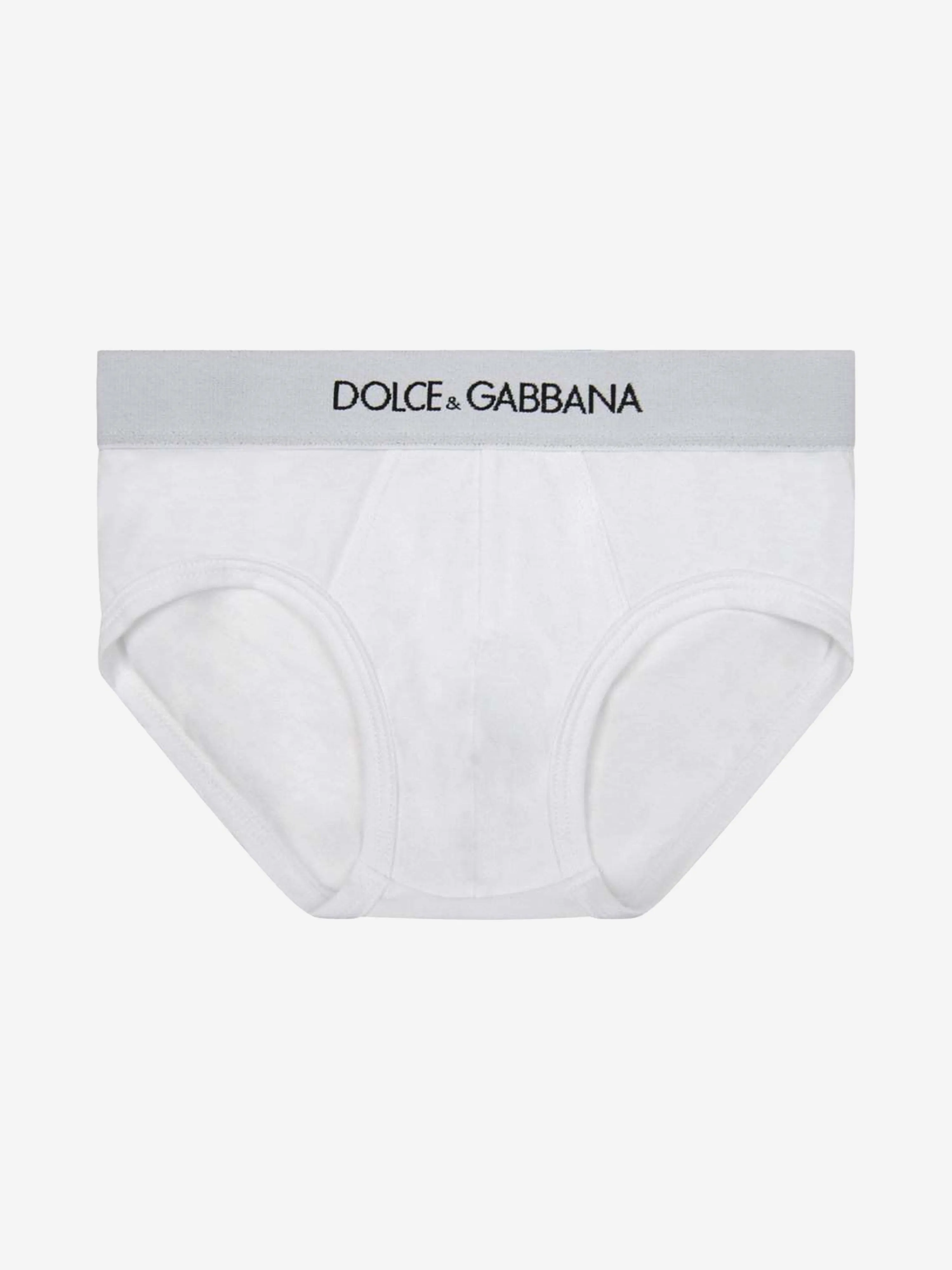 Dolce & Gabbana Boys Briefs Set (2 Pack) in White