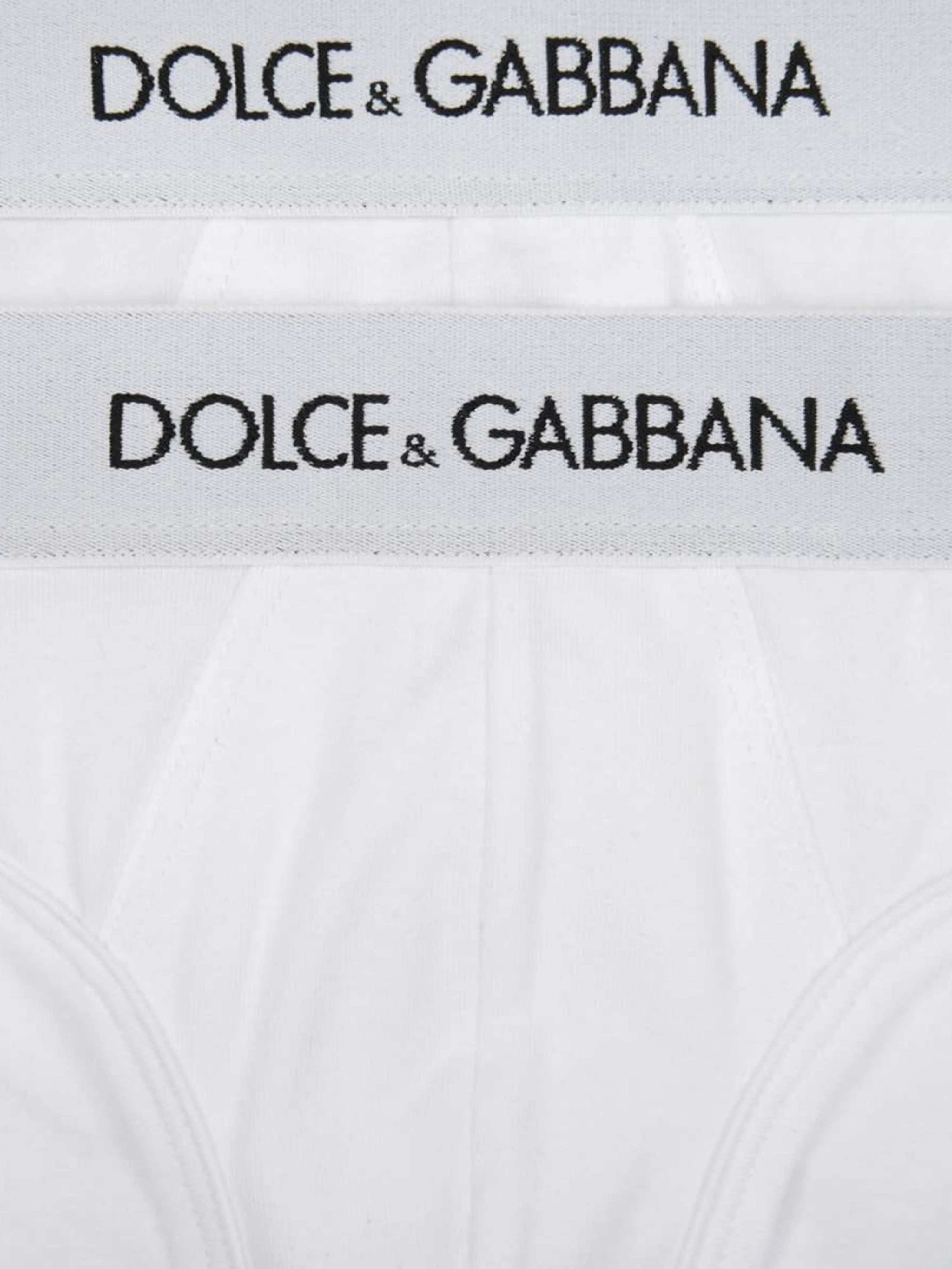 Dolce & Gabbana Boys Briefs Set (2 Pack) in White