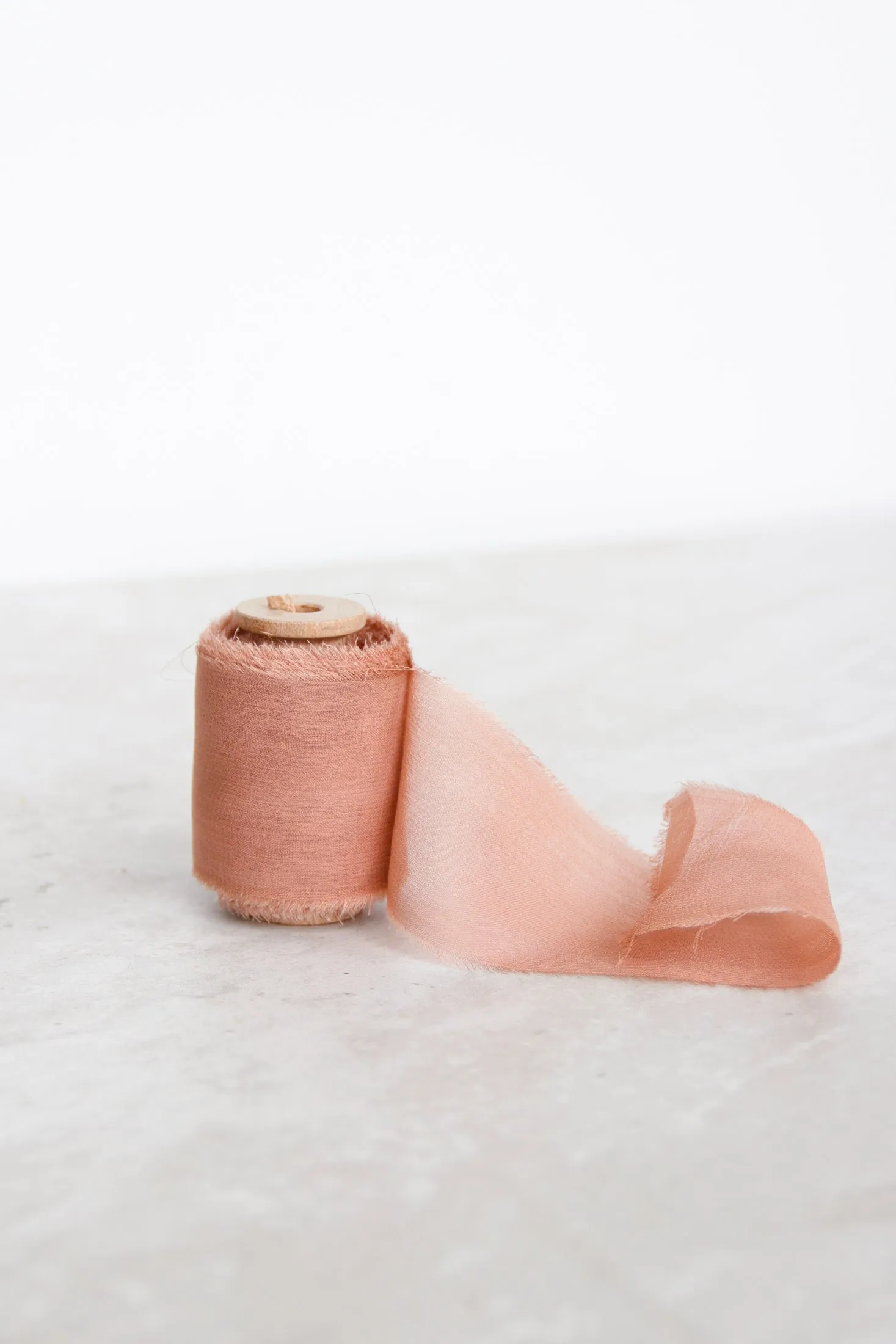 Dusty Rose Plant Dyed Silk Ribbon