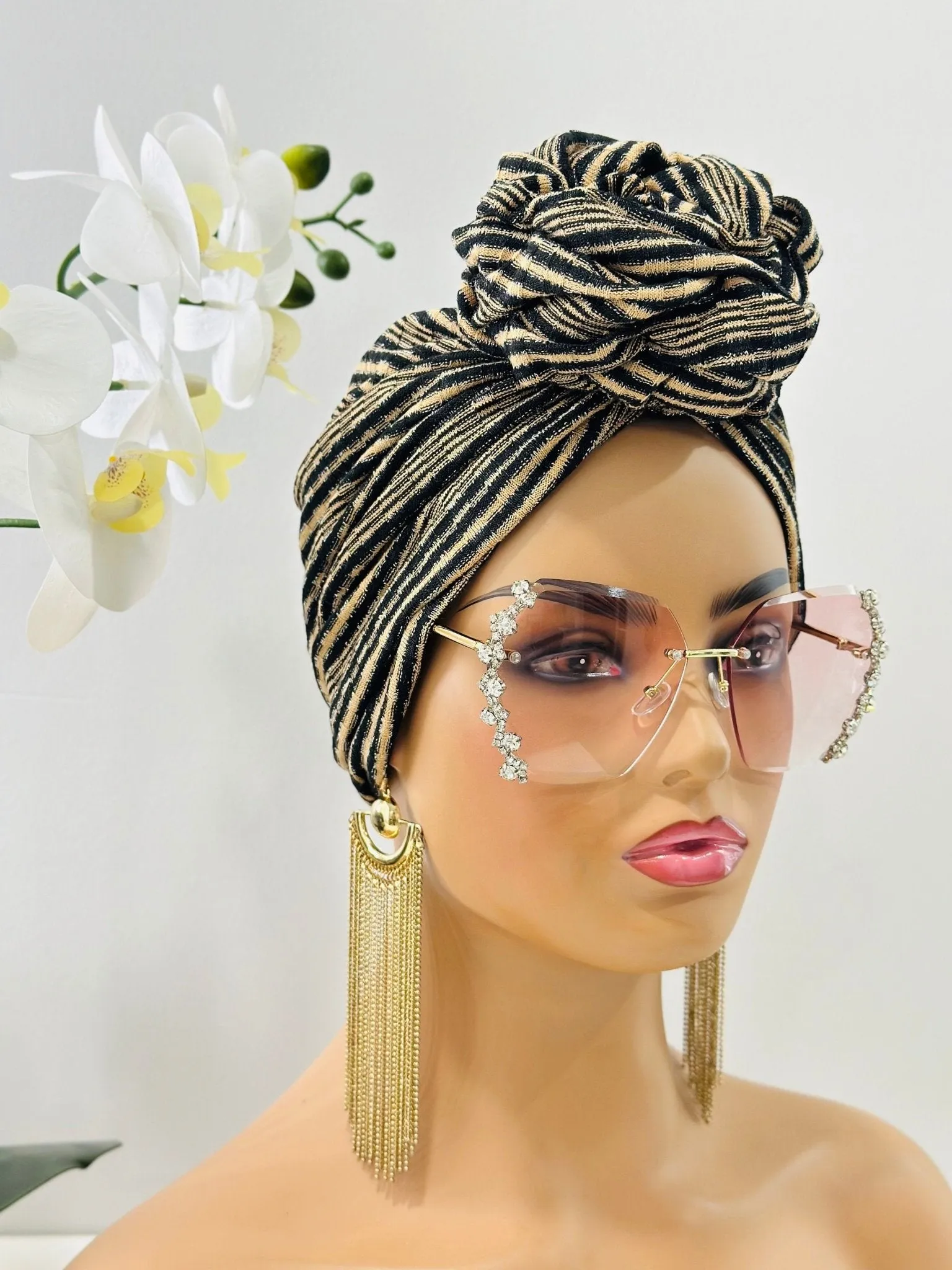 Flower-Design Turban