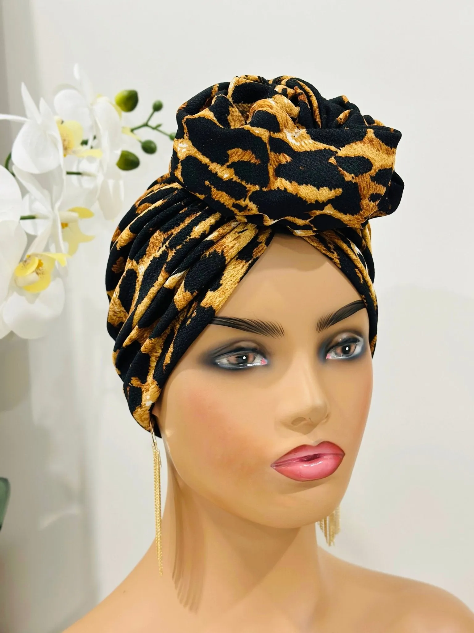 Flower-Design Turban