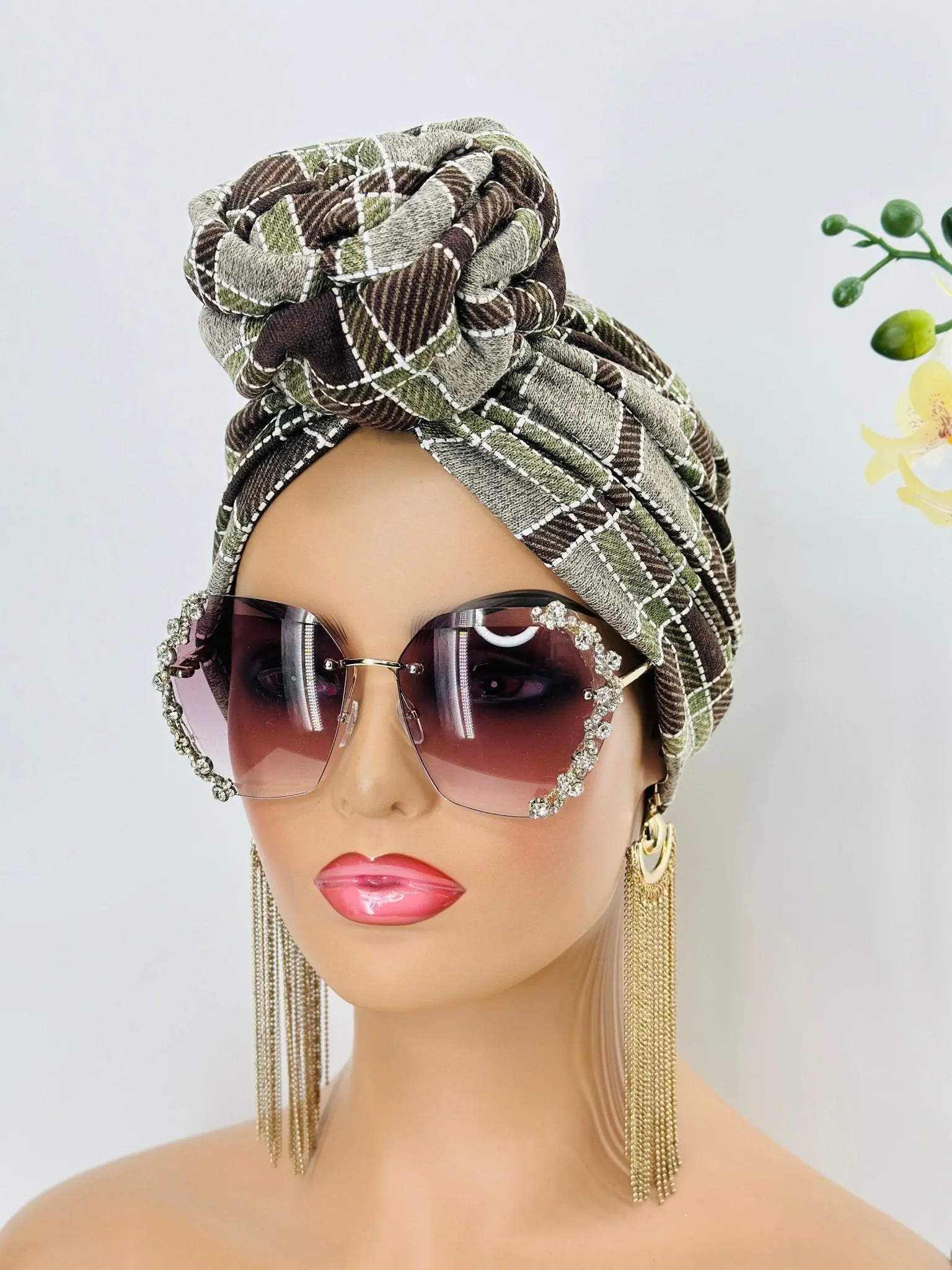 Flower-Design Turban