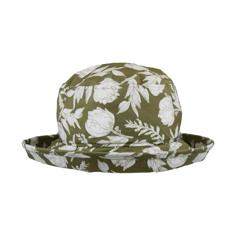 Garden Print Sun Protection Slouch Hat