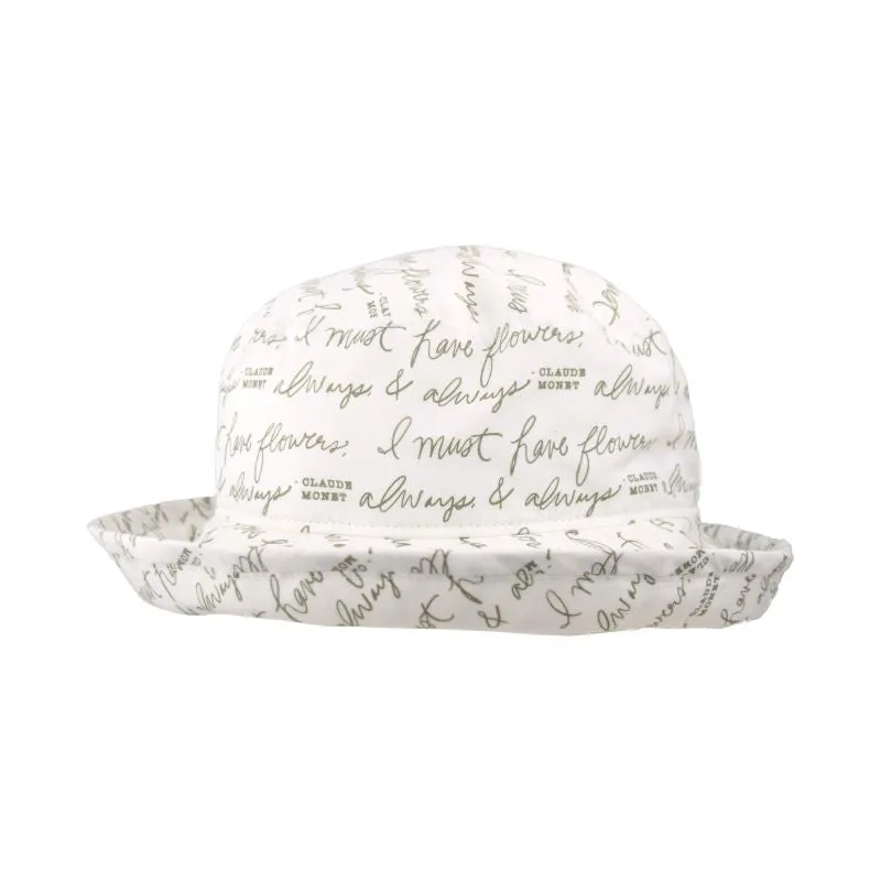 Garden Print Sun Protection Slouch Hat