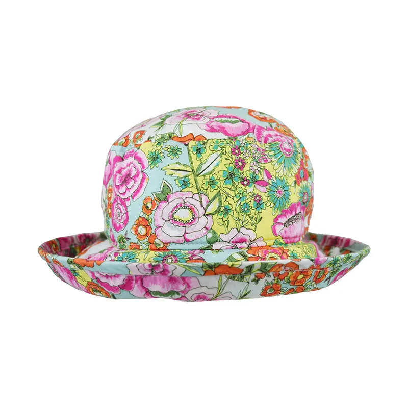 Garden Print Sun Protection Slouch Hat