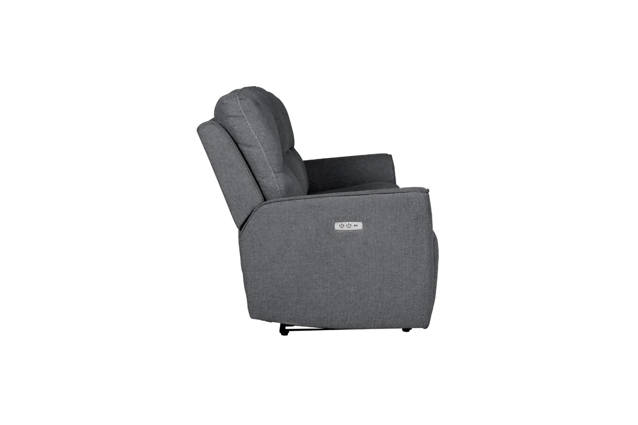 Harlington 3 Seater Sofa Charcoal Recliner