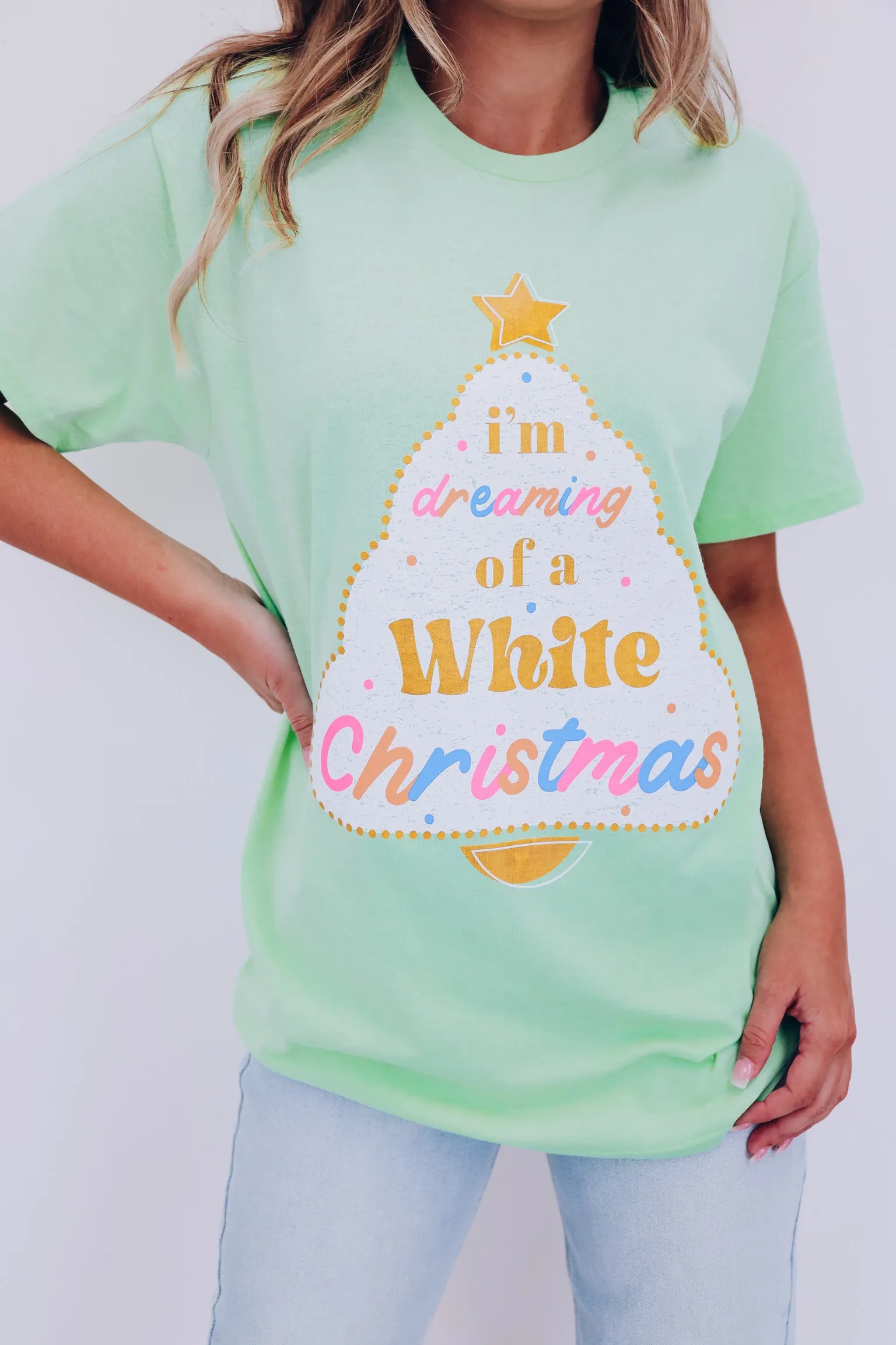 I'm Dreaming Of A White Christmas Graphic Tee