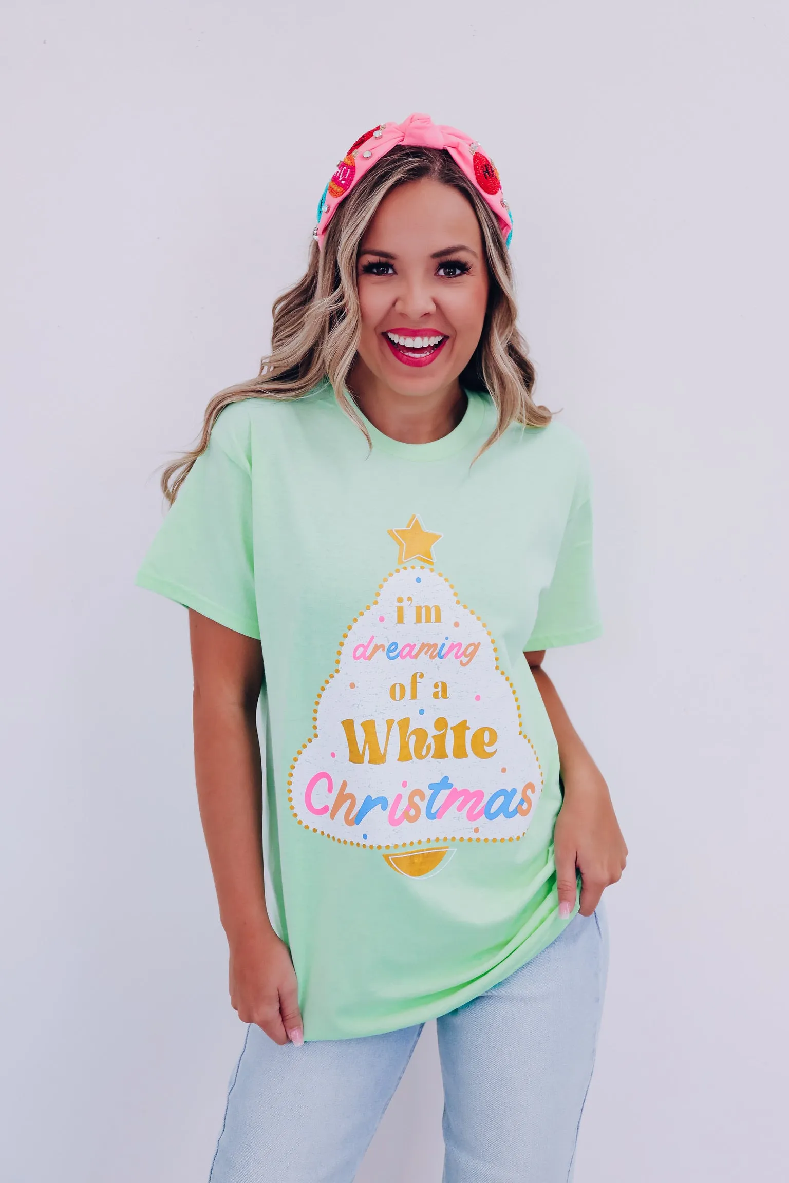 I'm Dreaming Of A White Christmas Graphic Tee