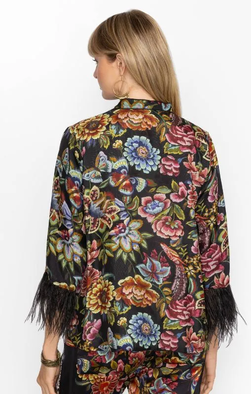 Johnny Was - Lewella Feather Trim Kimono