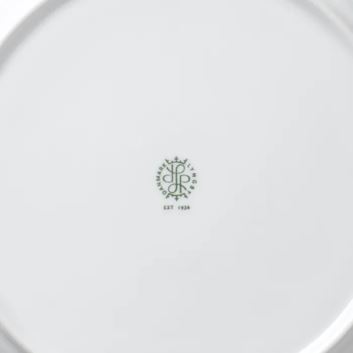 Lyngby Porcelæn Rhombe Plate Set, White, Ø: 8.3", 4 Pcs.