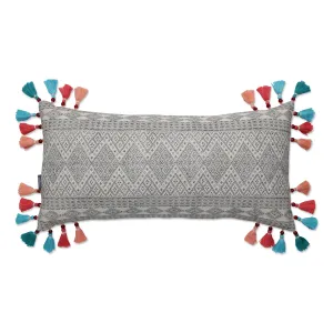 Marrakech Cream Rectangular Throw Pillow