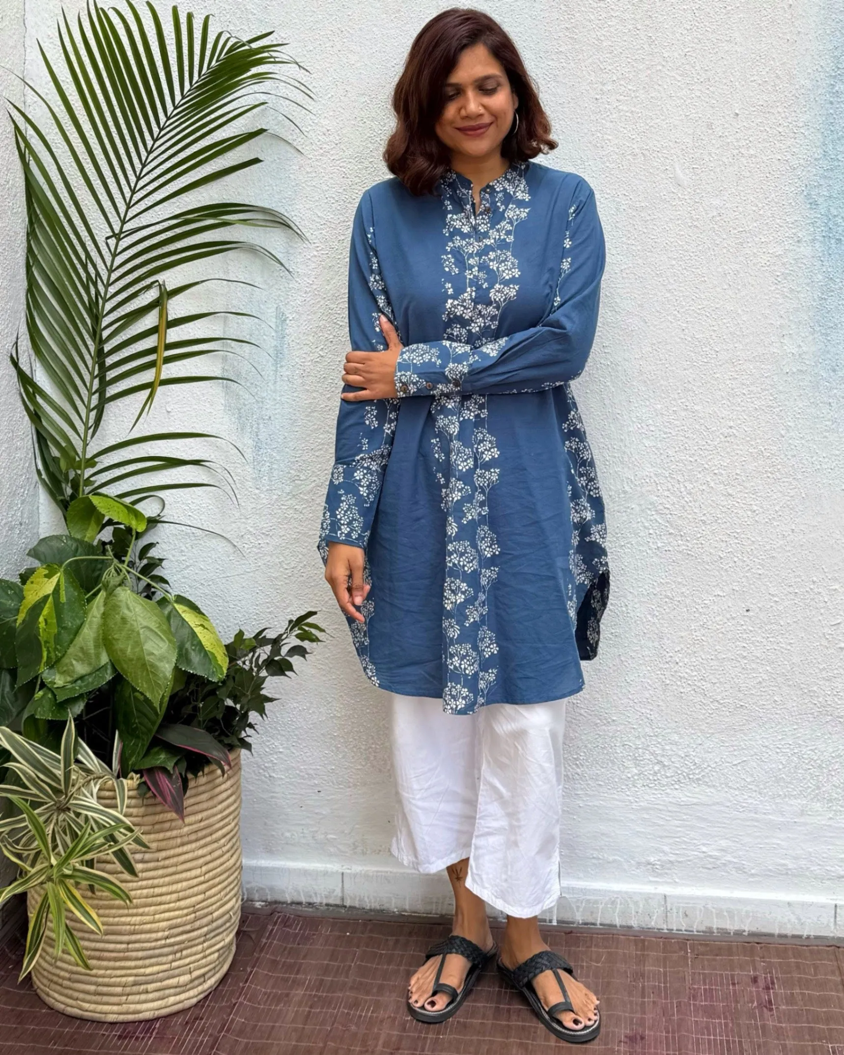 Nandini Block Printed Cotton Kurti