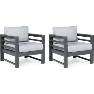 Outdoor Amora Lounge Chair with Cushion (set of 2)