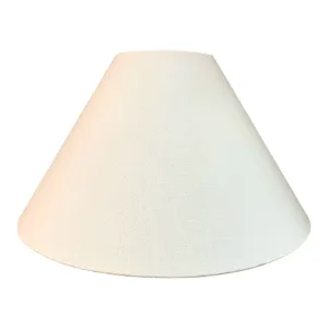 Oyster Linen 26" Cone Lampshade